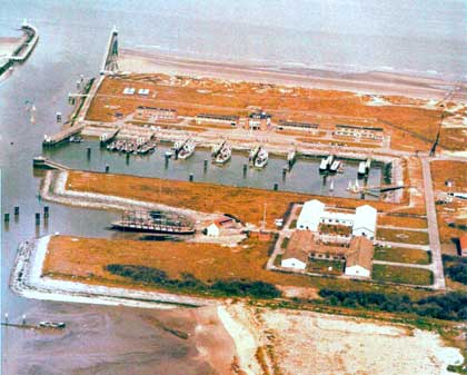 luchtfoto marinebasis