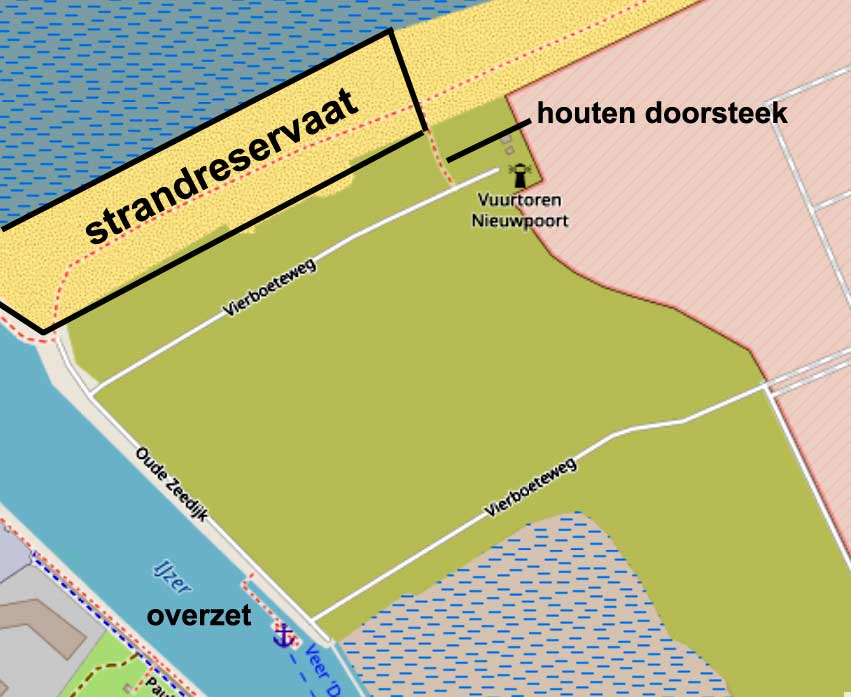 plan ligging strandreservaat