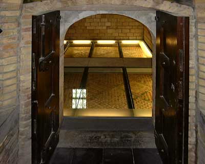 ingang crypte