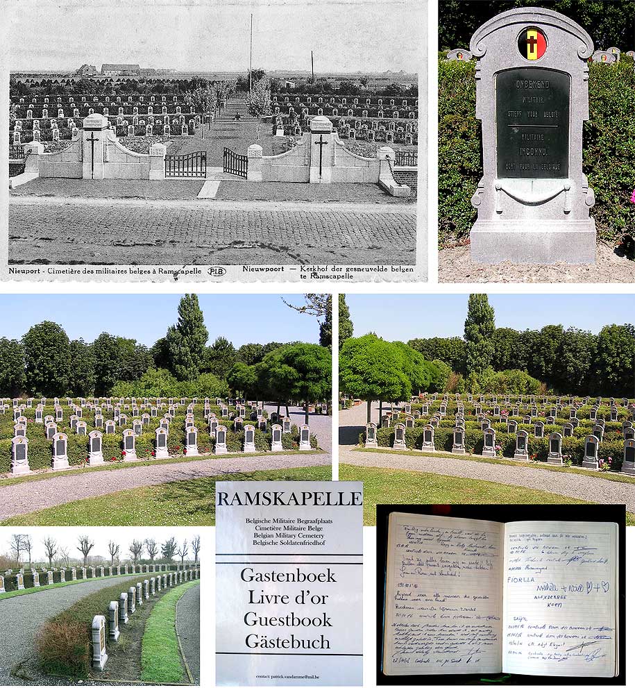 collage belgisch militair kerkhof